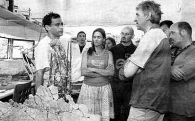 Arsuaga en el yacimiento del Oterillo