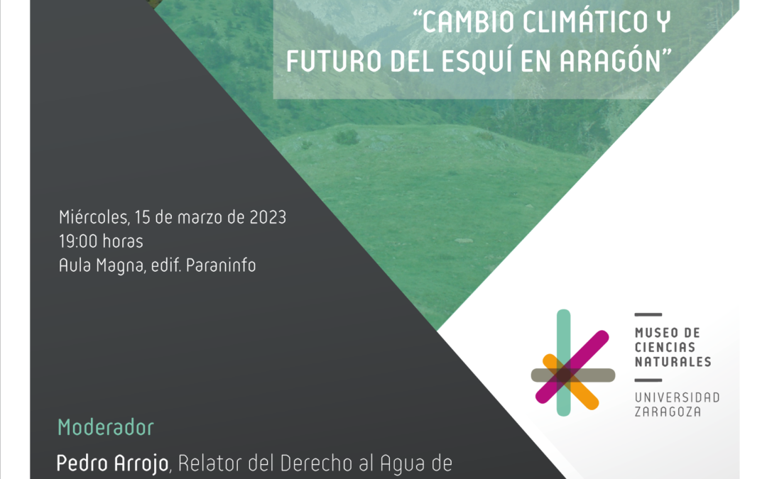 artel de la mesa redonda sobre el cambio climático y el futuro del esquí en Aragón