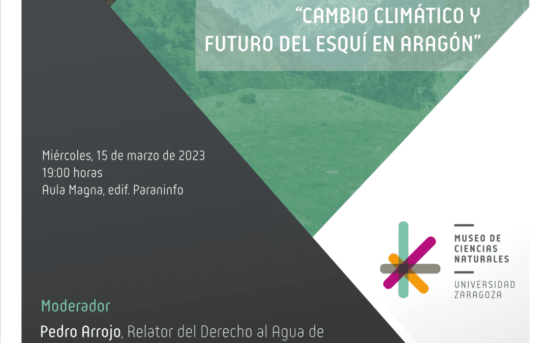 artel de la mesa redonda sobre el cambio climático y el futuro del esquí en Aragón