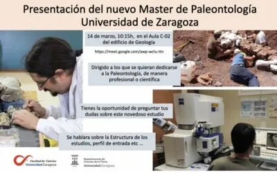 Llega el máster de Paleontología a la Universidad de Zaragoza