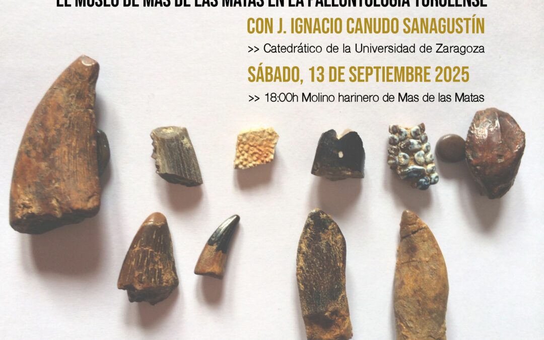 Charla de Paleontología José Ignacio Canudo en Mas de las Matas